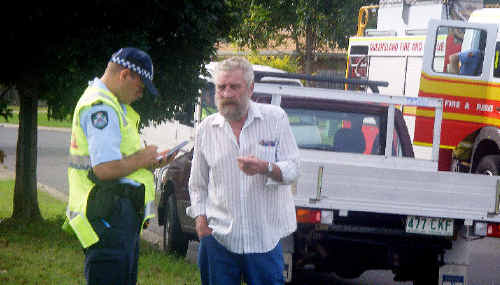 The driver of the ute that hit an 11-year-old boy spoke to police at the scene yesterday but was not to blame, police said. The driver of the ute that hit an 11-year-old boy spoke to police at the scene yesterday but was not to blame, police said.